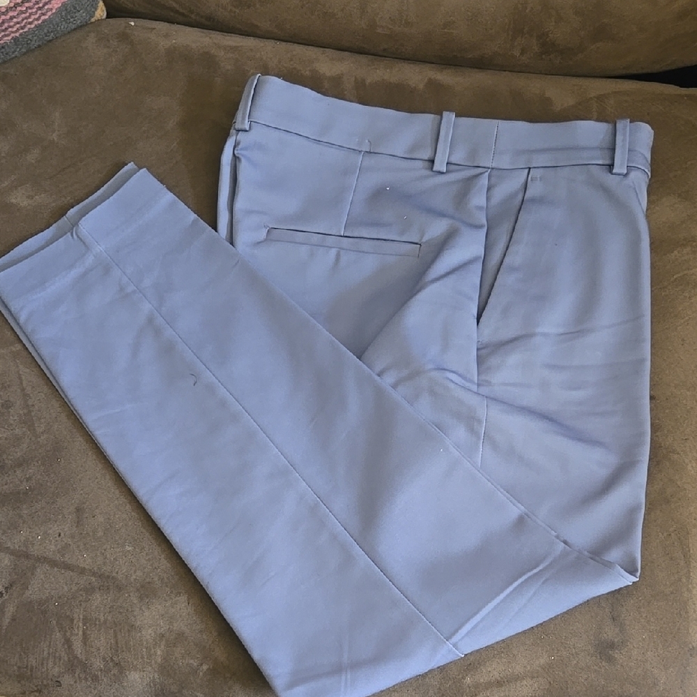 NWOT H&M Women"s Blue Slacks- Sz 12